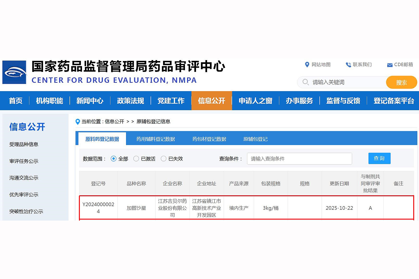 【喜报！蓝狮平台药业化学原料药加替沙星上市申请获批】的配图